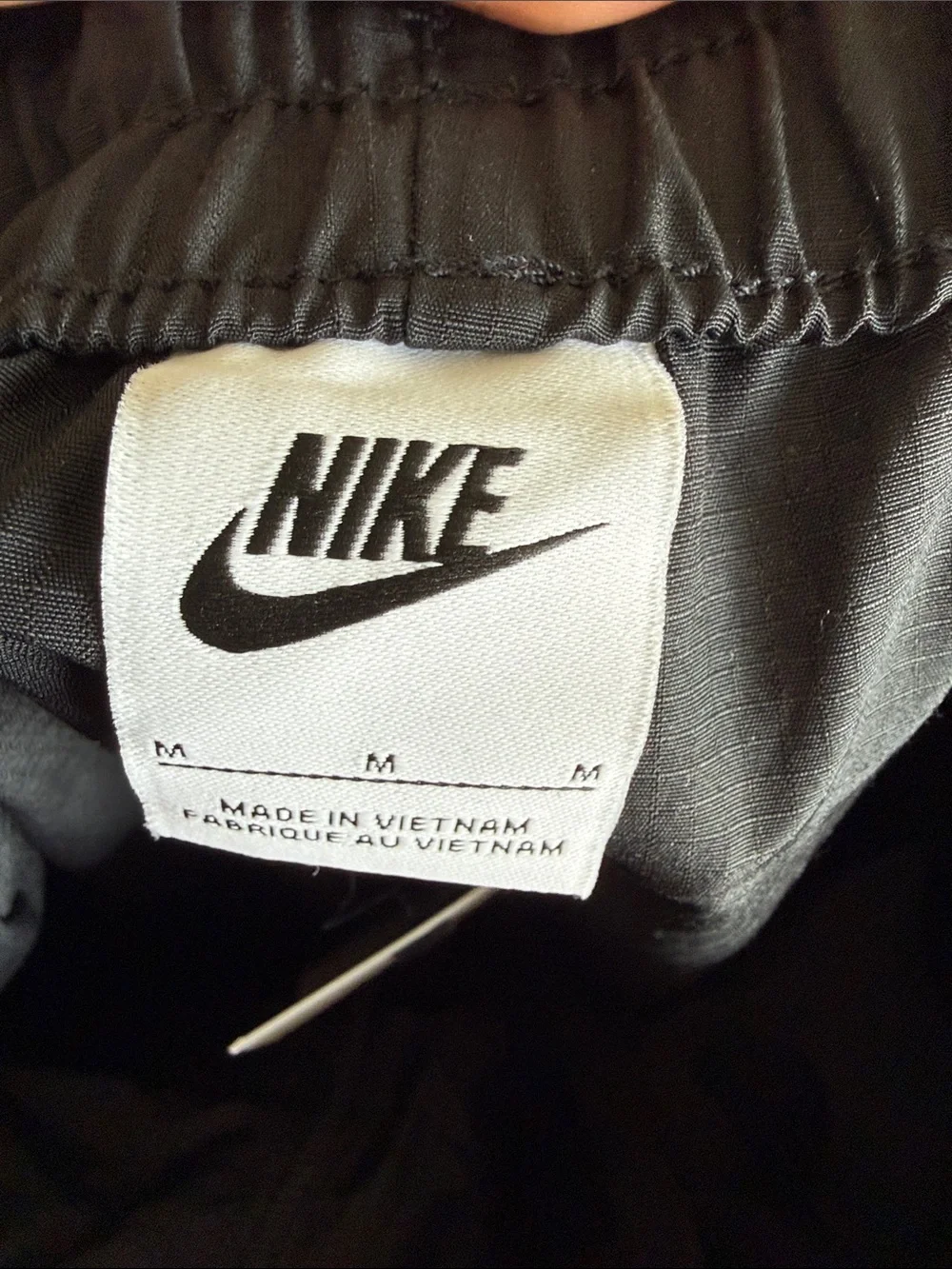 Nike Black Cargo Windbreaker Trousers